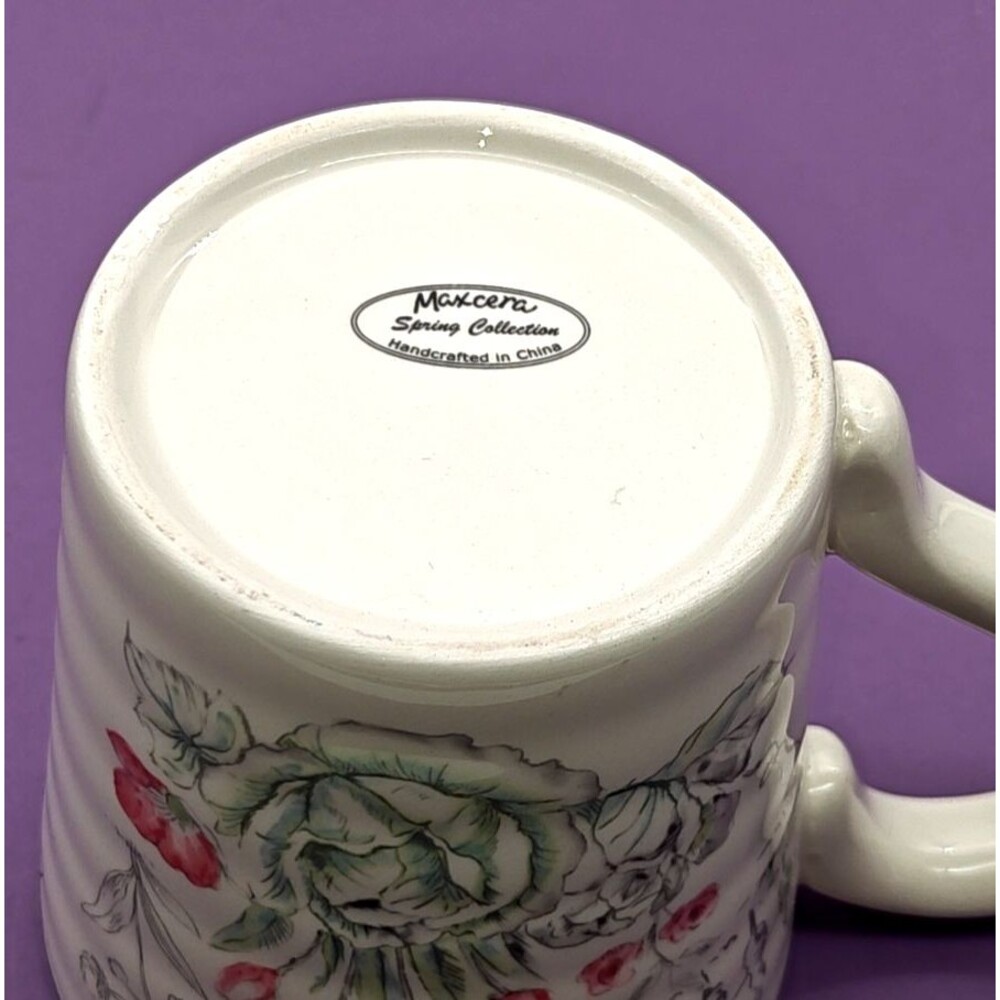 Maxcera Spring Tulip Bunny Rabbit Oversize Mug - Picture 5 of 7